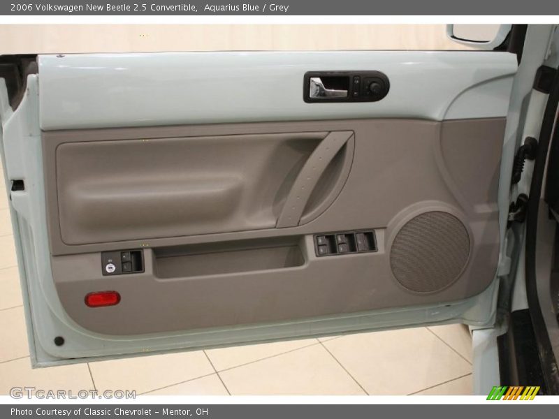 Aquarius Blue / Grey 2006 Volkswagen New Beetle 2.5 Convertible