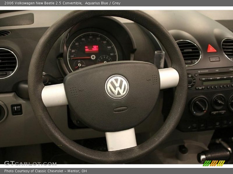 Aquarius Blue / Grey 2006 Volkswagen New Beetle 2.5 Convertible