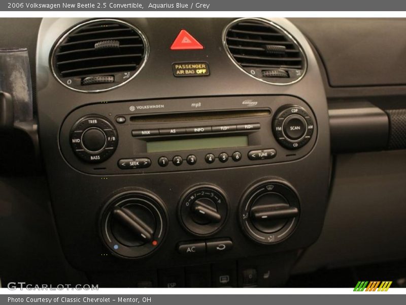 Aquarius Blue / Grey 2006 Volkswagen New Beetle 2.5 Convertible