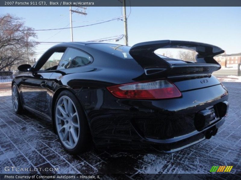 Black / Black w/Alcantara 2007 Porsche 911 GT3