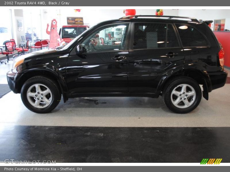 Black / Gray 2002 Toyota RAV4 4WD
