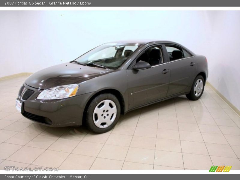 Granite Metallic / Ebony 2007 Pontiac G6 Sedan
