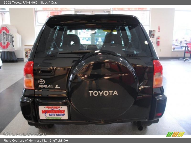 Black / Gray 2002 Toyota RAV4 4WD