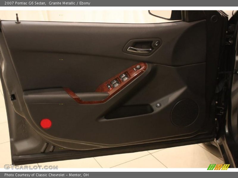 Granite Metallic / Ebony 2007 Pontiac G6 Sedan