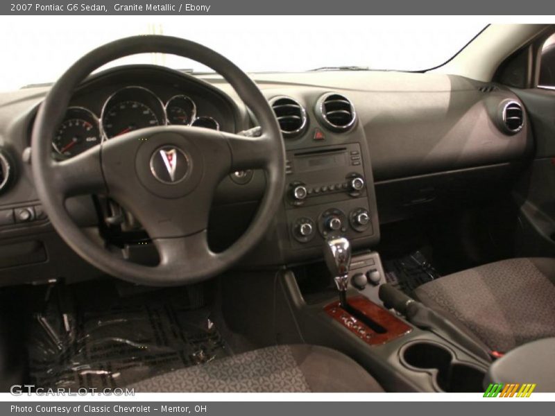 Granite Metallic / Ebony 2007 Pontiac G6 Sedan