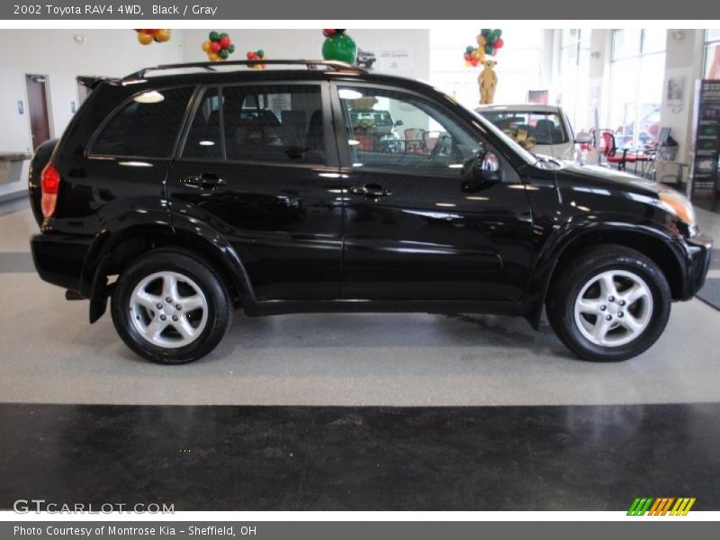 Black / Gray 2002 Toyota RAV4 4WD
