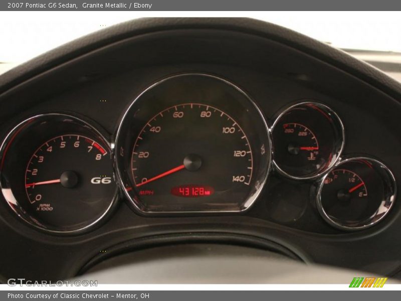 Granite Metallic / Ebony 2007 Pontiac G6 Sedan