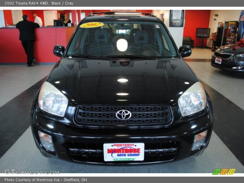 Black / Gray 2002 Toyota RAV4 4WD