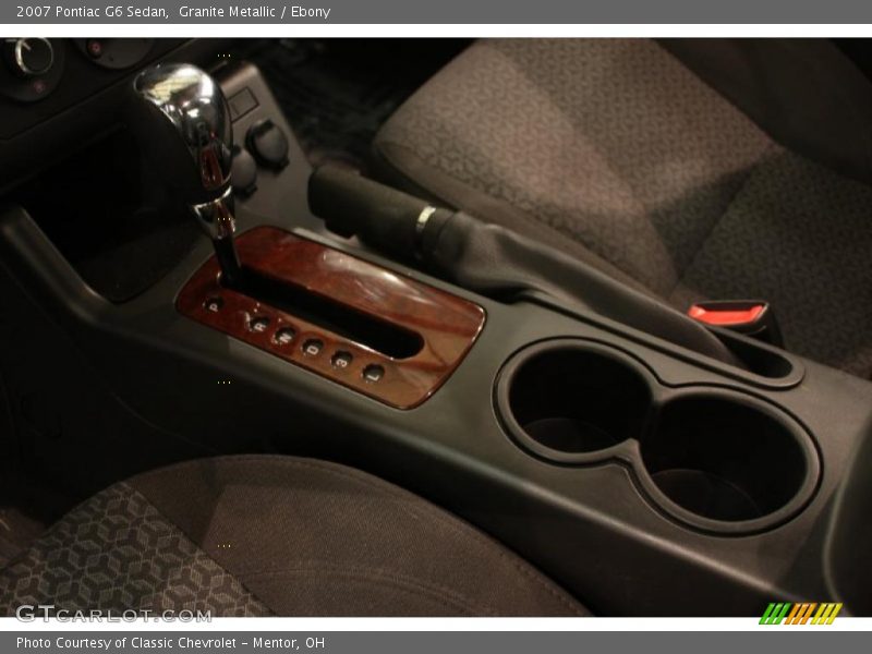 Granite Metallic / Ebony 2007 Pontiac G6 Sedan
