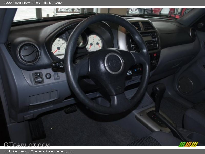 Black / Gray 2002 Toyota RAV4 4WD
