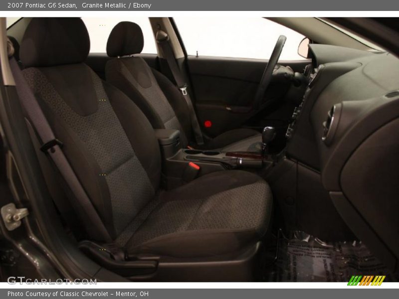 Granite Metallic / Ebony 2007 Pontiac G6 Sedan
