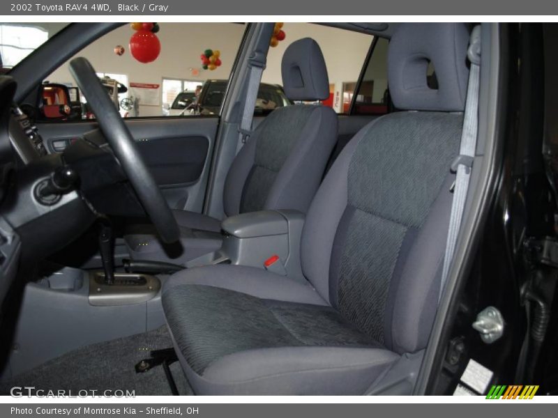 Black / Gray 2002 Toyota RAV4 4WD