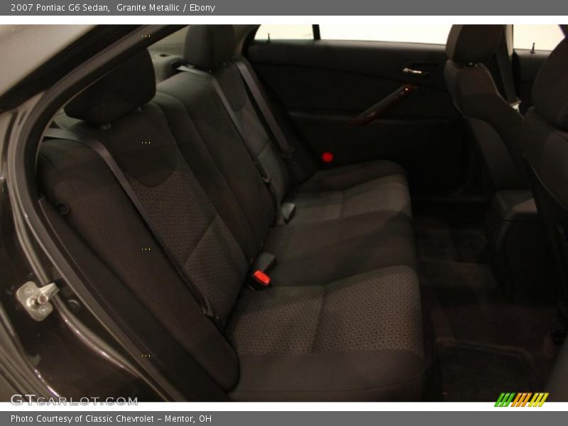 Granite Metallic / Ebony 2007 Pontiac G6 Sedan