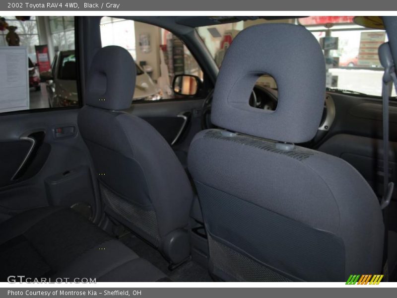 Black / Gray 2002 Toyota RAV4 4WD