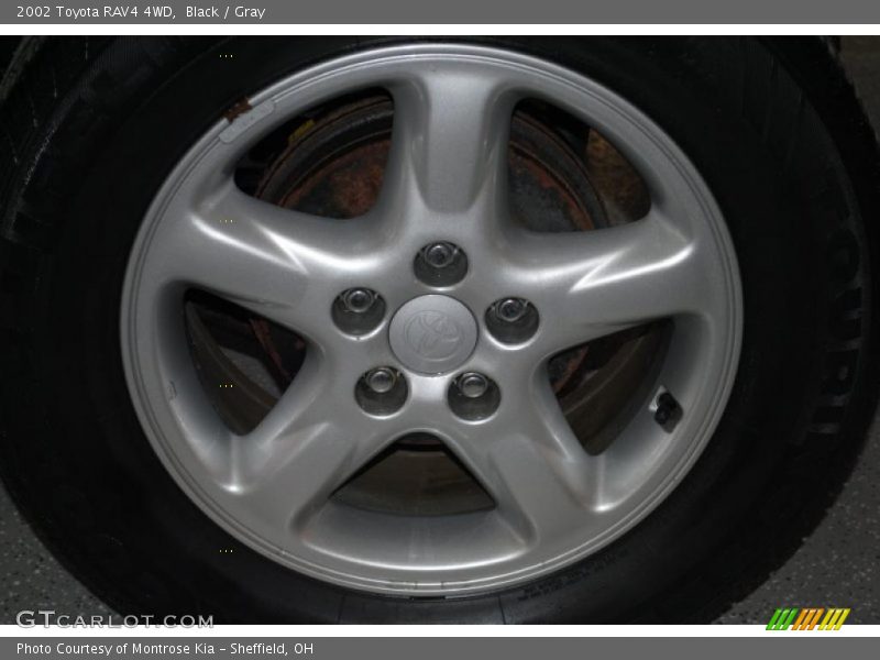 Black / Gray 2002 Toyota RAV4 4WD
