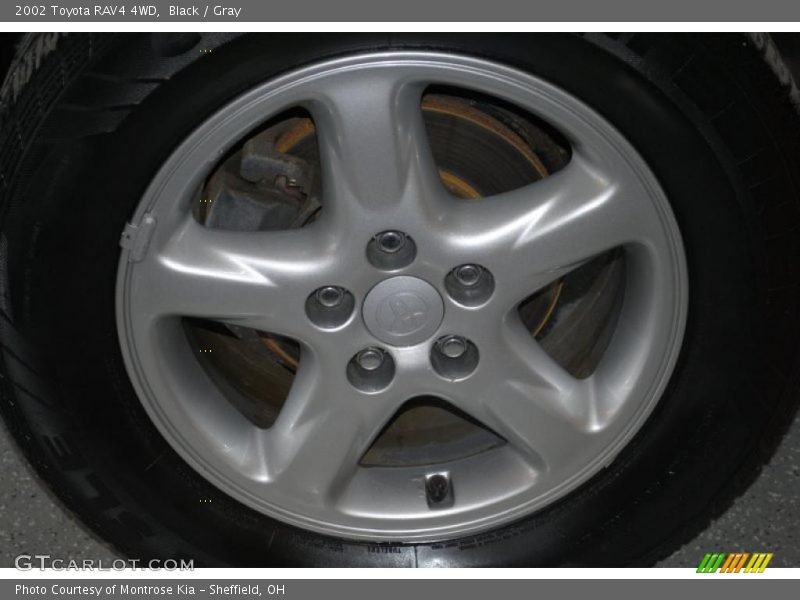 Black / Gray 2002 Toyota RAV4 4WD