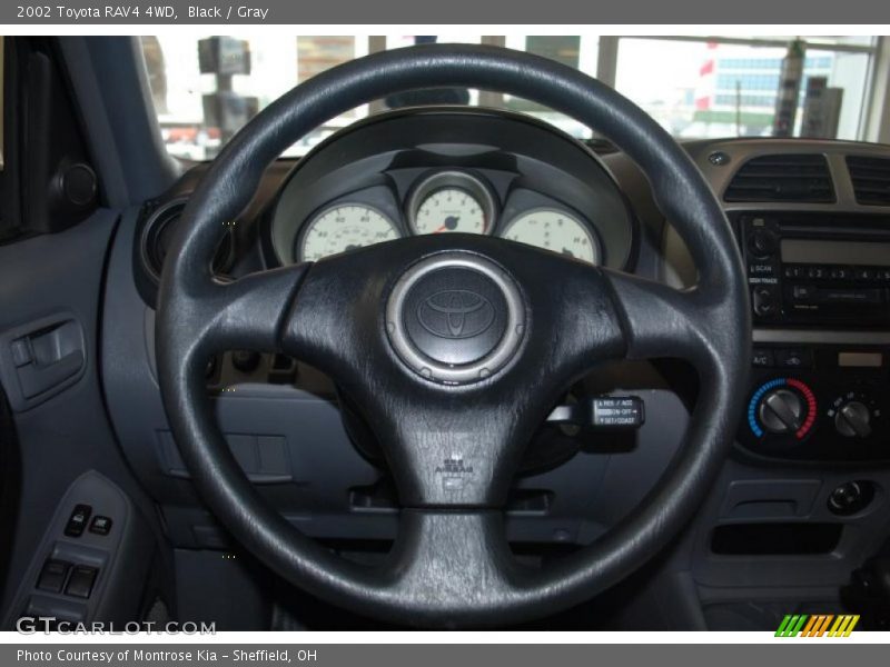 Black / Gray 2002 Toyota RAV4 4WD