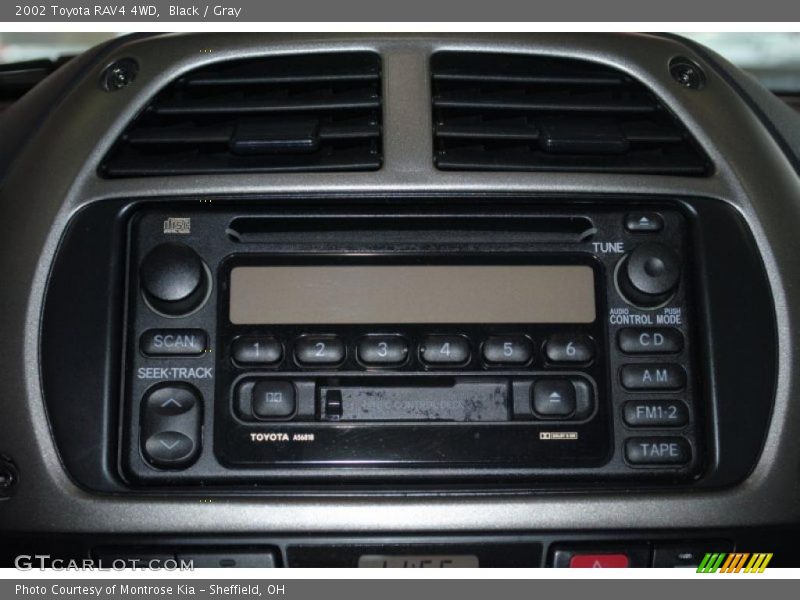 Black / Gray 2002 Toyota RAV4 4WD