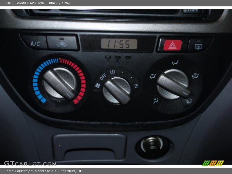 Black / Gray 2002 Toyota RAV4 4WD