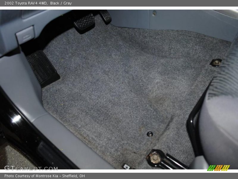 Black / Gray 2002 Toyota RAV4 4WD