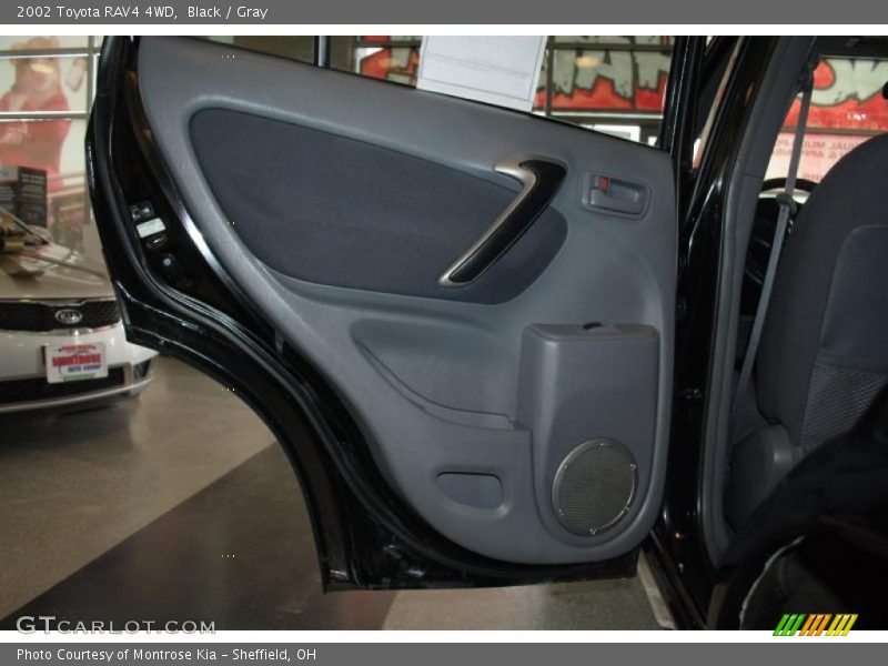Black / Gray 2002 Toyota RAV4 4WD