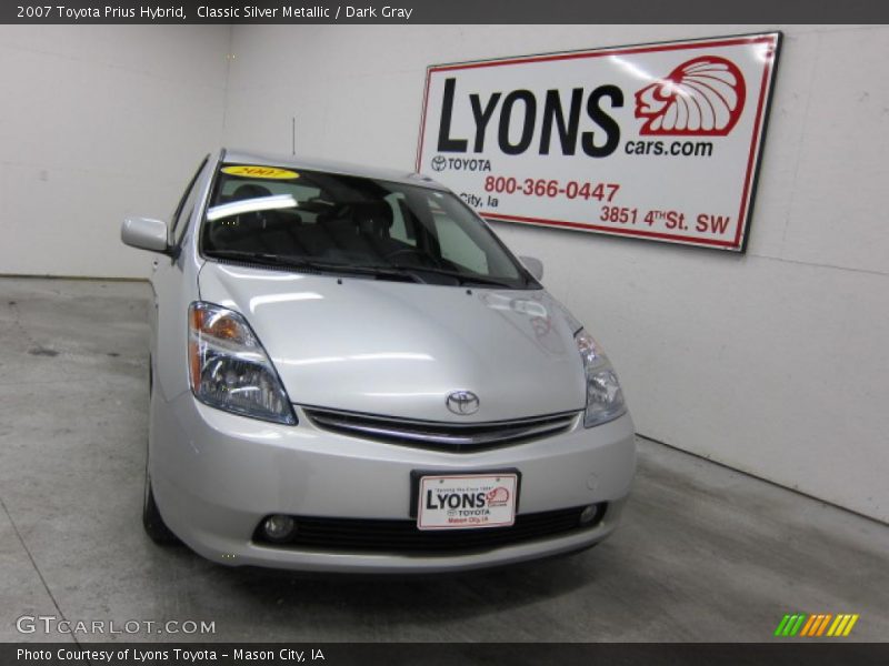 Classic Silver Metallic / Dark Gray 2007 Toyota Prius Hybrid