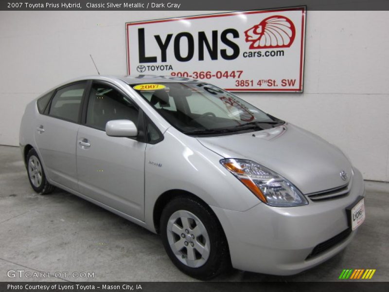 Classic Silver Metallic / Dark Gray 2007 Toyota Prius Hybrid