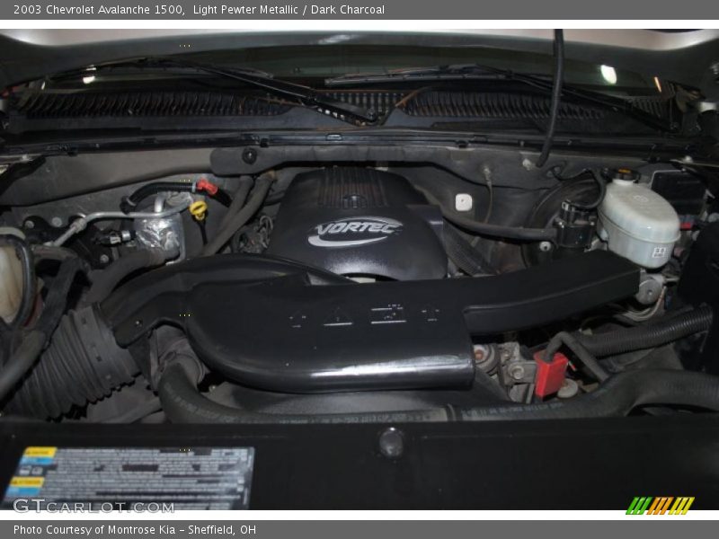 Light Pewter Metallic / Dark Charcoal 2003 Chevrolet Avalanche 1500