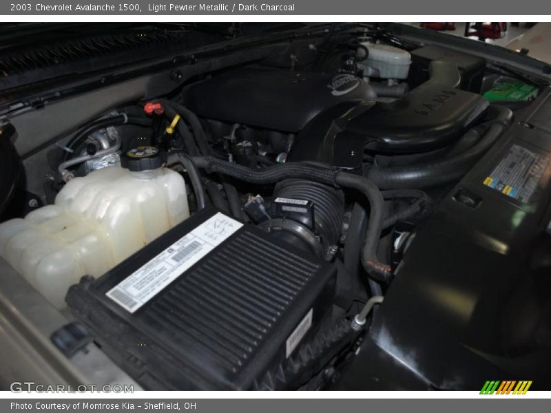 Light Pewter Metallic / Dark Charcoal 2003 Chevrolet Avalanche 1500