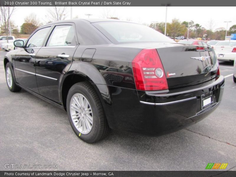 Brilliant Black Crystal Pearl / Dark Slate Gray 2010 Chrysler 300 Touring