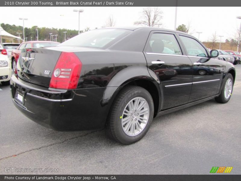 Brilliant Black Crystal Pearl / Dark Slate Gray 2010 Chrysler 300 Touring