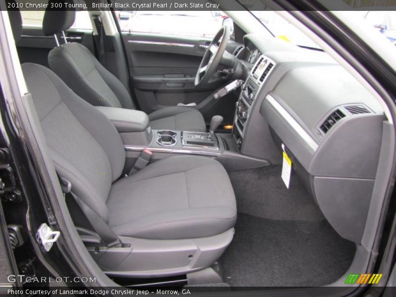 Brilliant Black Crystal Pearl / Dark Slate Gray 2010 Chrysler 300 Touring