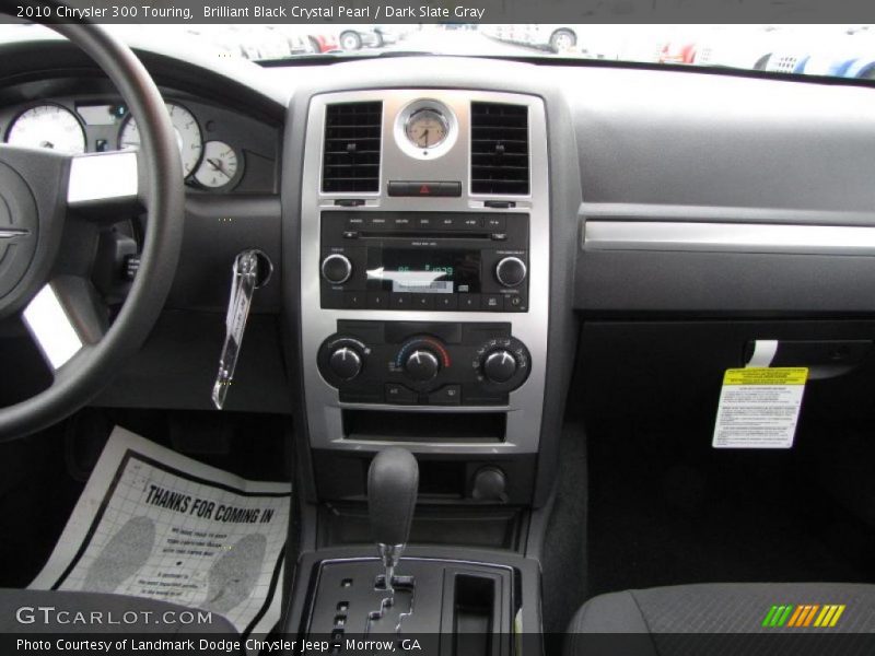 Brilliant Black Crystal Pearl / Dark Slate Gray 2010 Chrysler 300 Touring