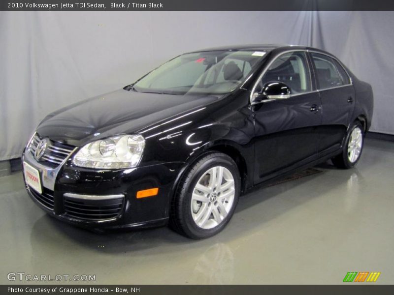 Black / Titan Black 2010 Volkswagen Jetta TDI Sedan