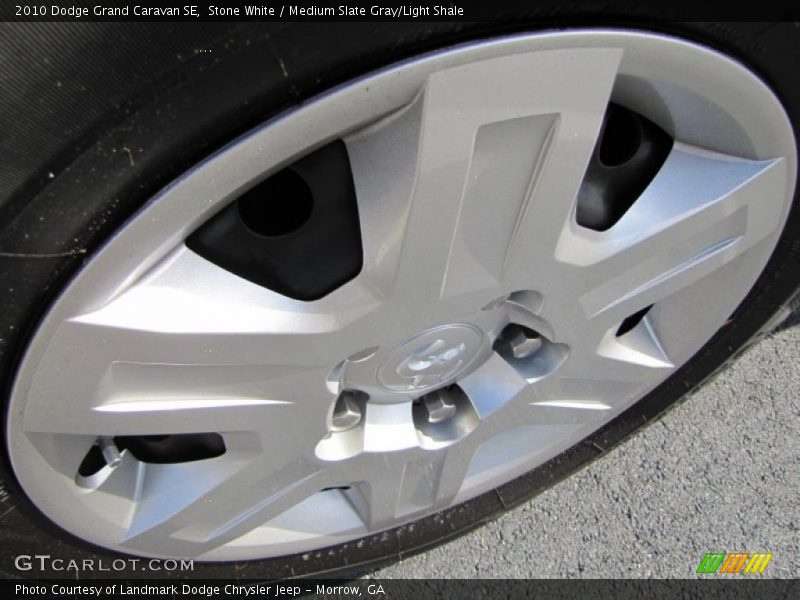 Stone White / Medium Slate Gray/Light Shale 2010 Dodge Grand Caravan SE