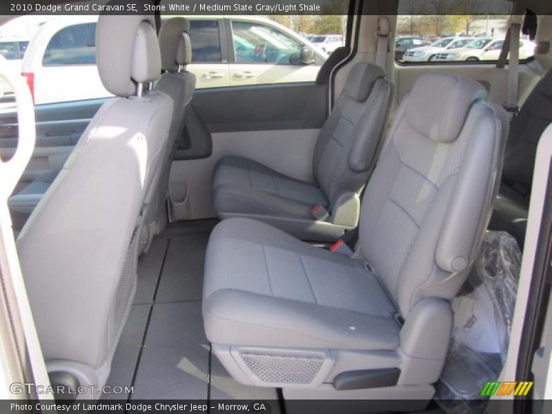 Stone White / Medium Slate Gray/Light Shale 2010 Dodge Grand Caravan SE