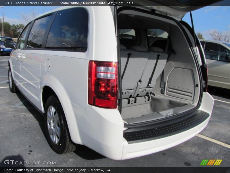 Stone White / Medium Slate Gray/Light Shale 2010 Dodge Grand Caravan SE
