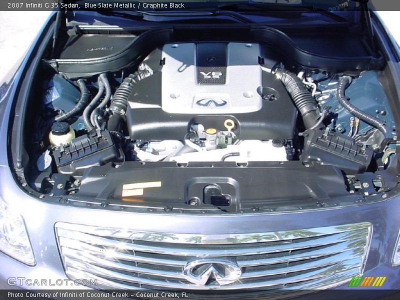 Blue Slate Metallic / Graphite Black 2007 Infiniti G 35 Sedan