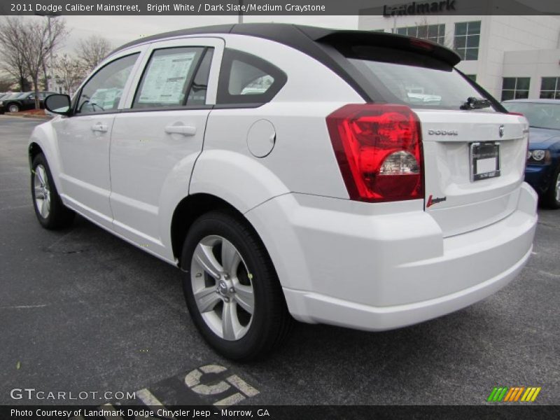 Bright White / Dark Slate/Medium Graystone 2011 Dodge Caliber Mainstreet