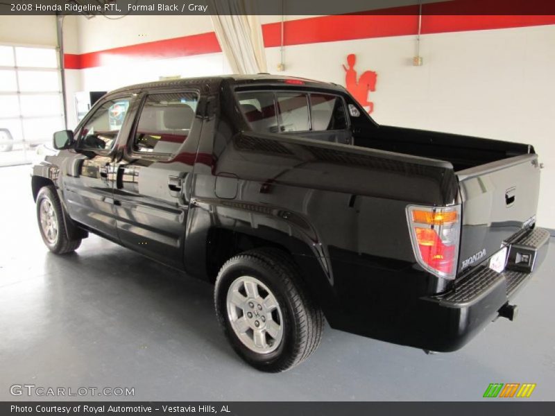 Formal Black / Gray 2008 Honda Ridgeline RTL