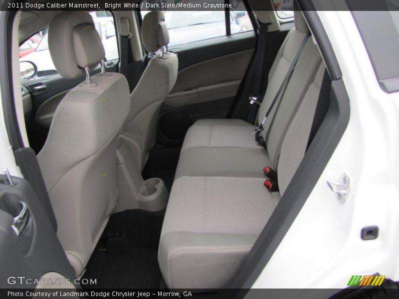 Bright White / Dark Slate/Medium Graystone 2011 Dodge Caliber Mainstreet