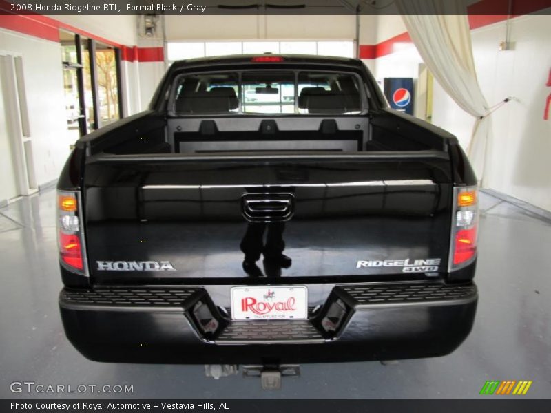Formal Black / Gray 2008 Honda Ridgeline RTL