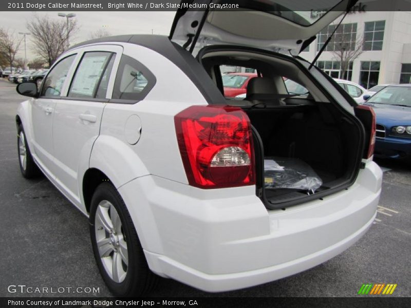 Bright White / Dark Slate/Medium Graystone 2011 Dodge Caliber Mainstreet