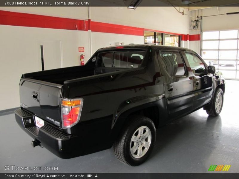 Formal Black / Gray 2008 Honda Ridgeline RTL
