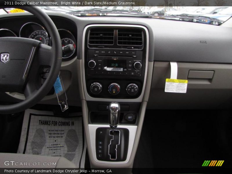 Bright White / Dark Slate/Medium Graystone 2011 Dodge Caliber Mainstreet