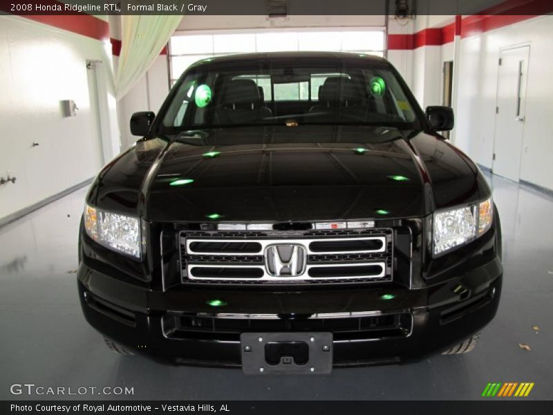 Formal Black / Gray 2008 Honda Ridgeline RTL