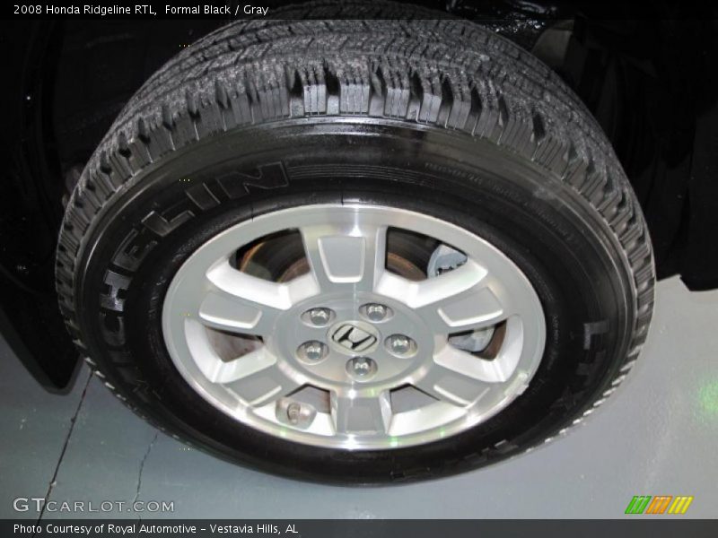 Formal Black / Gray 2008 Honda Ridgeline RTL