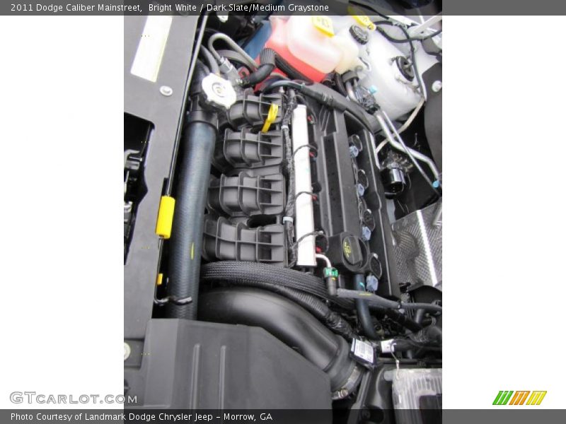 Bright White / Dark Slate/Medium Graystone 2011 Dodge Caliber Mainstreet