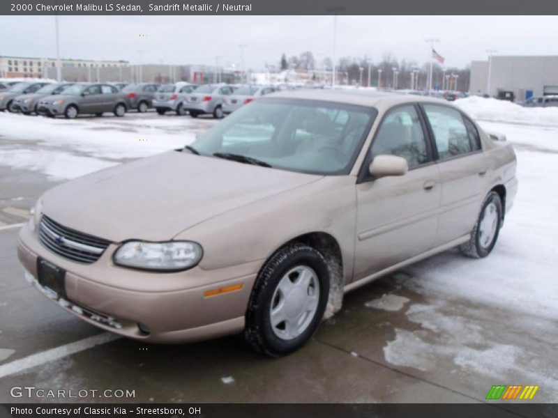 Sandrift Metallic / Neutral 2000 Chevrolet Malibu LS Sedan
