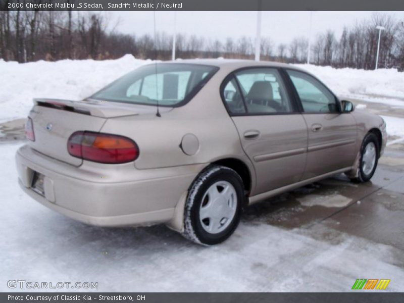 Sandrift Metallic / Neutral 2000 Chevrolet Malibu LS Sedan